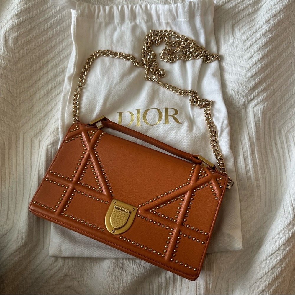 Diorama Studded Mini Bag